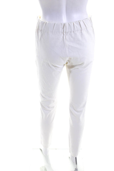 Joseph Womens High Rise Pull On Skinny Leg Pants White Cotton Size EUR 40