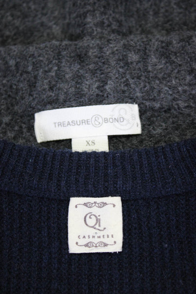 Treasure & Bond Women's Crewneck Long Sleeves Sweater Gray Size XS Lot 2