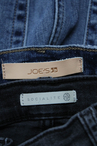 Socialite Joes Womens Skinny Jeans Pants Black Size 26 Lot 2