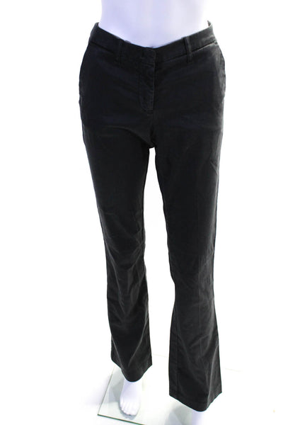 Armani Jeans Women's Mid Rise Straight Leg Pants Gray Size 28