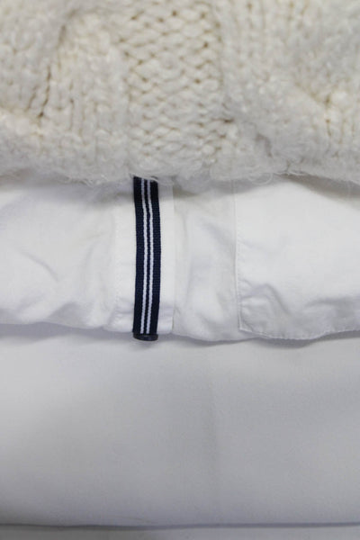 Zara Women's Knit Sweater Casual Tops White Beige Size XS S Lot 3