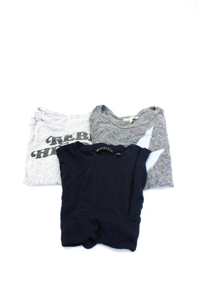 Chaser Sundry Athleta Womens Tees T-Shirts Gray Size S XS 3 Lot 3