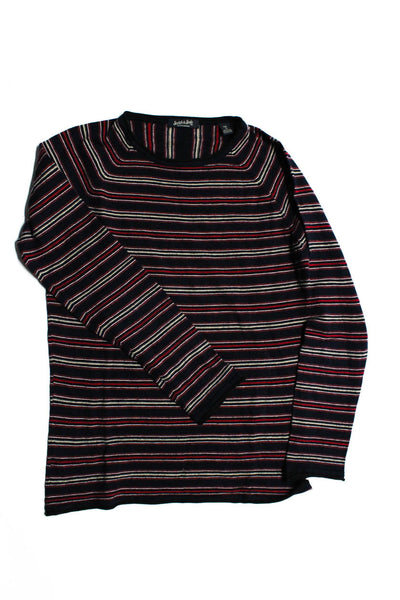 Scotch & Soda Womens Striped Sweater Corduroy Shirt Red Blue Size S M Lot 2