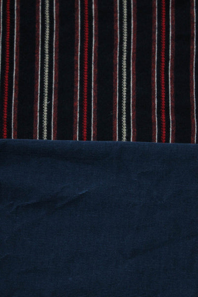 Scotch & Soda Womens Striped Sweater Corduroy Shirt Red Blue Size S M Lot 2
