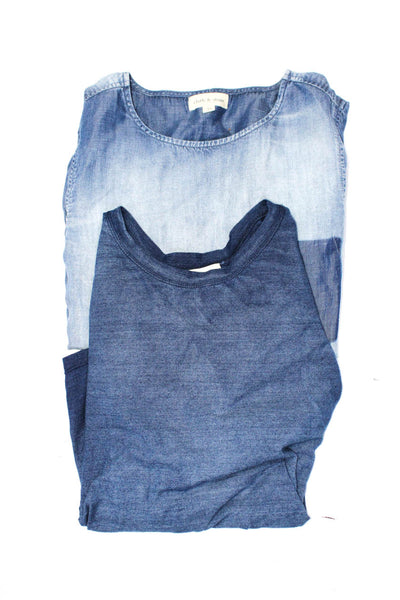 Cloth & Stone Womens Blouse Top Blue Size XS Lot 2