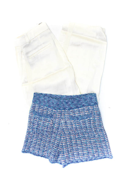 Zara Women's Tweed Pull-on Mini Short Blue Size S XS, Lot 2