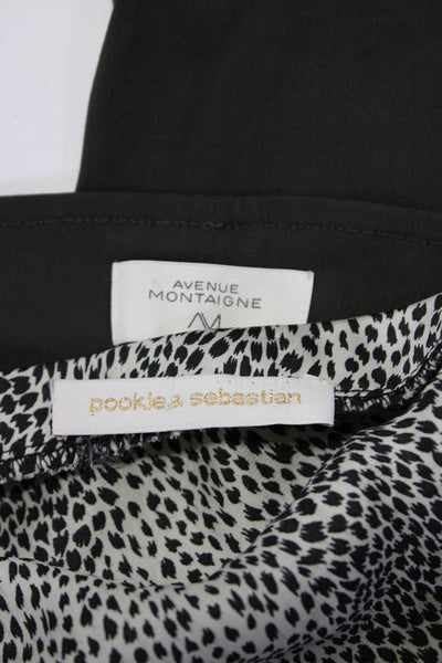 Pookie & Sebastian Avenue Montaigne Womens Satin Skirt Flare Pants 0 Small Lot 2