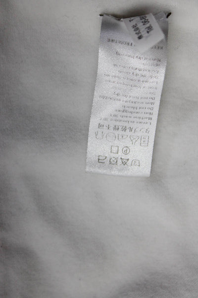 Il Gufo Unisex Ruffled Cotton Baby Blanket White 24"x24"