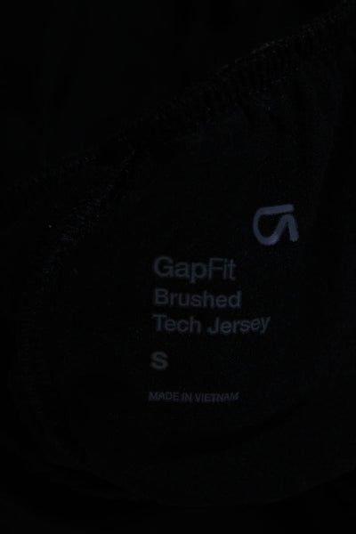 Gap Fit Womens Brushed Tech Jersey Wide Leg Pants Black Size Small