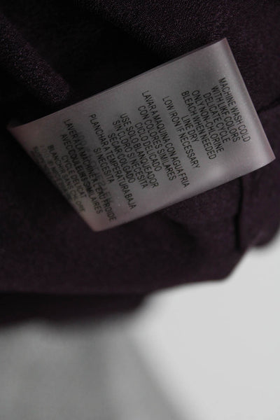 Michael Kors Calvin Klein Women's Metallic Knit Blouse Silver Size S Lot 2