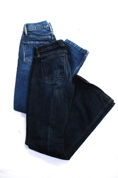 Frame Denim Hudson Womens Cotton Denim Straight Leg Jeans Blue Size 24 25 Lot 2