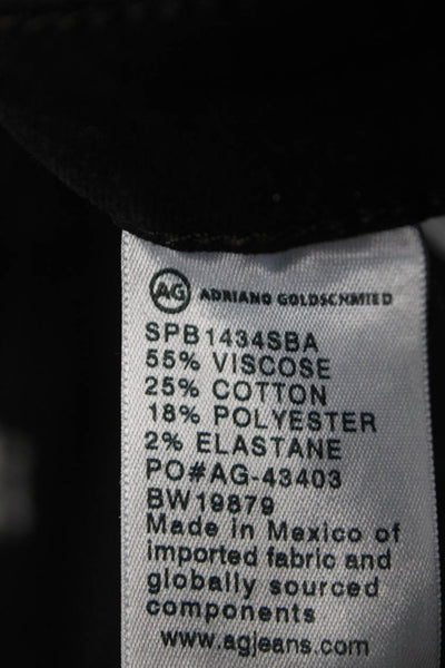 DL 1961 AG Adriano Goldschmied Womens Skinny Straight Jeans Black 28 29 Lot 2