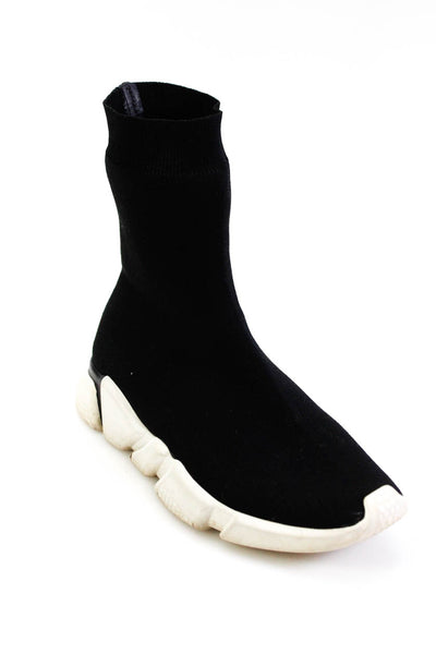 Jeffrey Campbell Womens Pull On Sock Sneakers Black Size 7