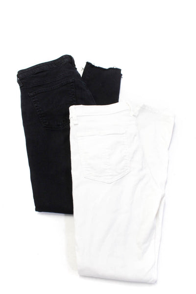 AG Adriano Goldschmied Rag & Bone/Jean Womens Jeans Black White Size 27 28 Lot 2