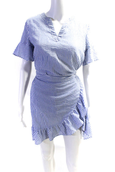 Vineyard Vines Women's V-Neck Short Sleeves Mini Dress Stripe Size 4 Lot 2