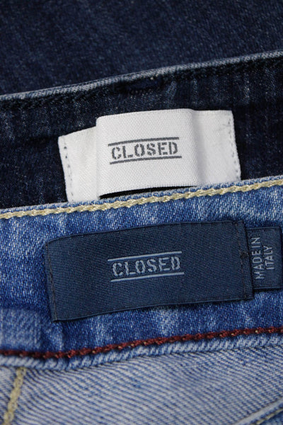 Closed Women's Midrise Five Pockets Dark Wash Skinny Denim Pant Size 25 Lot 2