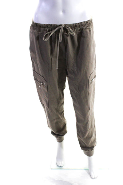 Reiss Womens Tyler Cargo Jogger Sweatpants Gray Size 10