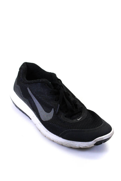Nike Women's Textured Low Top Lace Up Running Sneakers Black Size 8