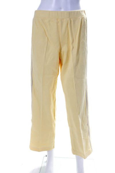 Neiman Marcus Exclusive Womens Zippered Jacket Pants Yellow Gray Size M Lot 2