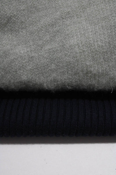 Massimo Dutti Campomar Womens Crew Neck Sweaters Blue Gray Size Medium Lot 2