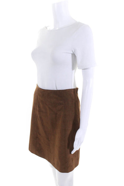 Babaton Womens Dark Navy Zip Back Knee Length A-Line Skirt Size 4 6 lot 2