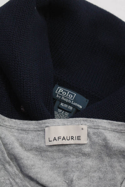 Polo Ralph Lauren Men's Hood Long Sleeves Sweater Blue Size XL Lot 2