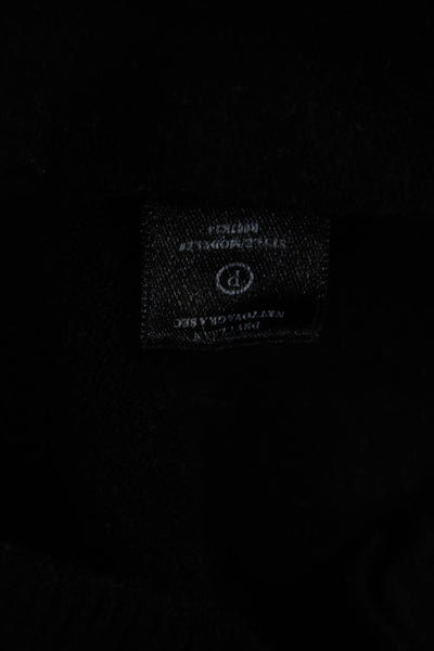 Robert Rodriguez Women's Cashmere V-Neck 3/4 Sleeve Sweater Black Size XS