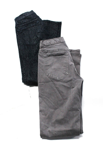 Kancan Jeans Joes Womens Snakeskin Print Jeans Blue Gray Size 3 30 Lot 2