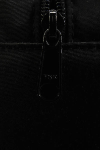 Kate Spade New York Womens Square Zip Up Top Handle Handbag Purse Black