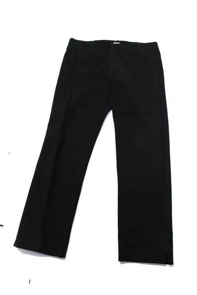 Ecru Women's Pull-On Elastic Waist Straight Leg Pant Black Size M Lot 2