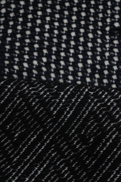 Splendid Club Monaco Women's Knit Zip Jackets Black Navy Size S M Lot 2