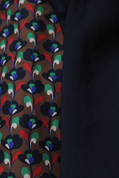 Zara Women's Round Neck Ruffles Long Sleeves Blouse Multicolor Size M Lot 2