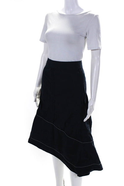 3.1 Phillip Lim Womens Blue High Waisted Flare Skirt Size 10 12576486