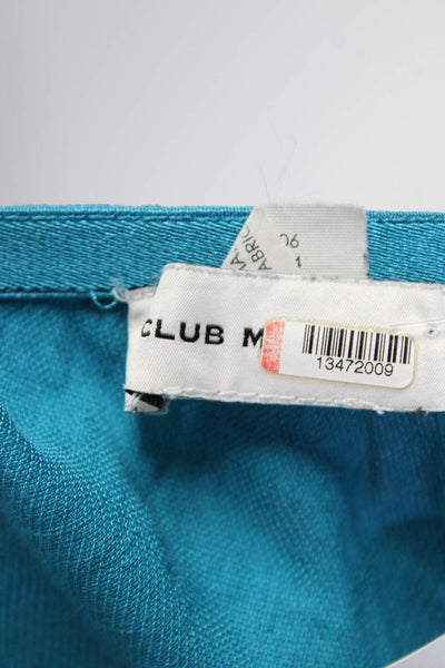 Club Monaco Womens Blue Bias Midi Skirt Size 8 13473334