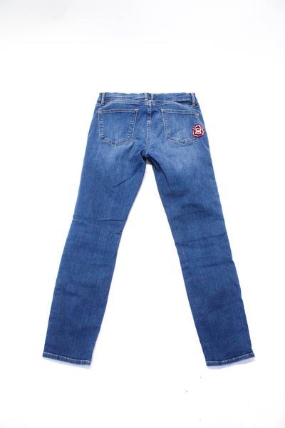 Madewell J Brand Womens Skinny Corduroy Jeans Blue Orange Size 28 29 Lot 2