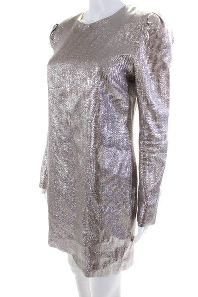 Rachel Zoe Womens Silver Silver Metallic Millie Dress Size 8 11627250