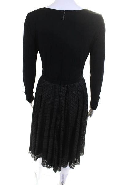 CATHERINE DEANE Womens Black Metallic Nicki Dress Size 6 12689854