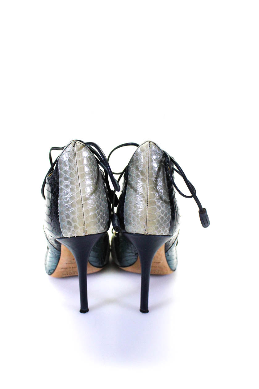Stuart Weitzman Snakeskin Print High Heel Sandals in Multicolor Leather  ref.739791 - Joli Closet
