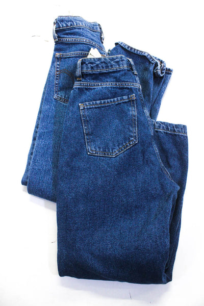 Levi's Zara Women's High Waist Straight Leg Denim Jeans Blue Size 25 2, Lot 2