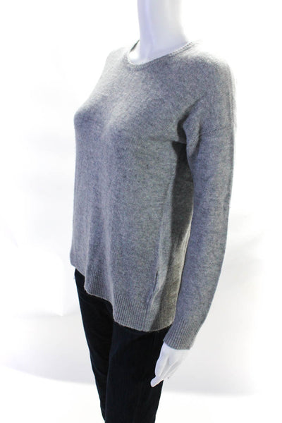 Moray Women's Cashmere Long Sleeve Scoop Neck Kit Top Gray Size XS