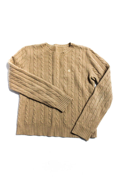 Lauren Ralph Lauren Frame Womens Sweater Beige Size M Lot 2