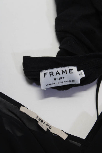 Frame Shirt J Brand Womens Tee Shirt Tank Top Black Size XS Small Lot 2