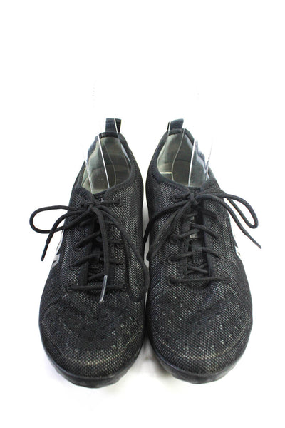 Merrell Womens Lace Up Side Logo Low Top Sneakers Black Size 6