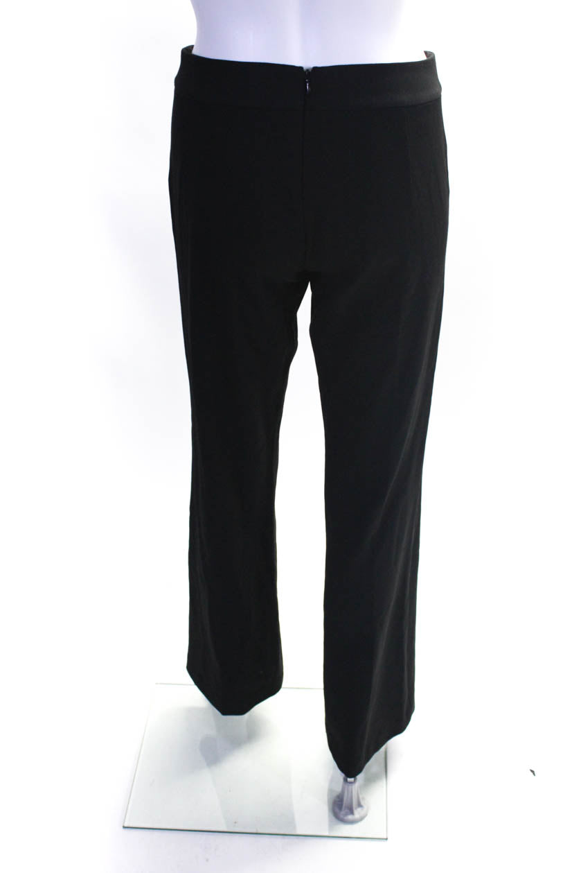 BCBGMAXAZRIA Women s High Rise Straight Leg Dress Pants Black Size