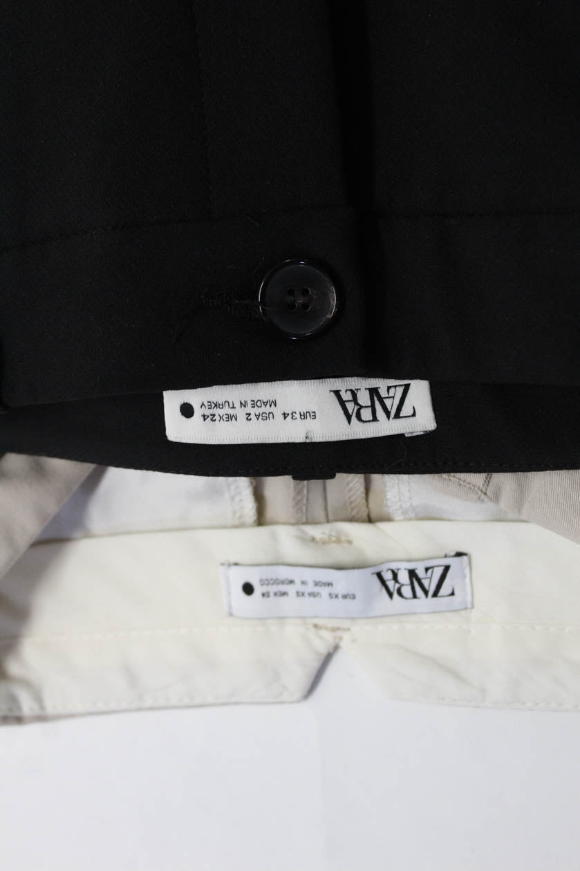 Zara Womens Pants Trousers Black Size 2 XS Lot 2 - Shop Linda's Stuff