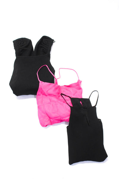 Zara Millau Aqua Womens V-Neck Textured Blouse Tops Dress Pink Size S Lot 3