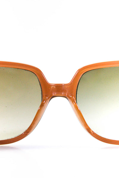 Robert Marc Womens Square Sunglasses Brown Plastic