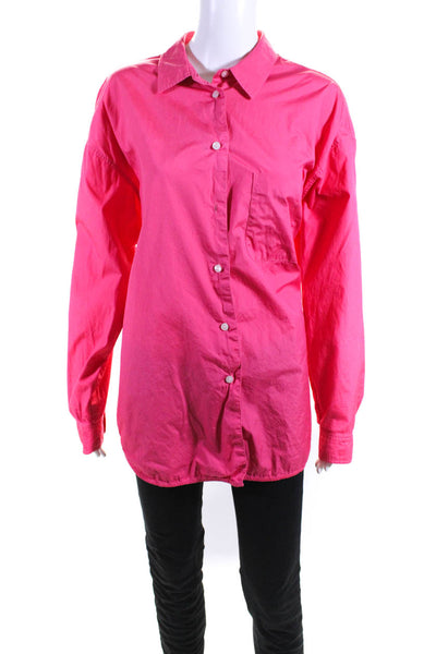 Samsoe Womens Pink Luana Shirt Size 10 14947132