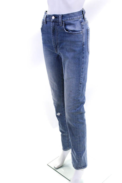 7 For All Mankind Womens Blue Easy Slim Jeans Size 6 15227682