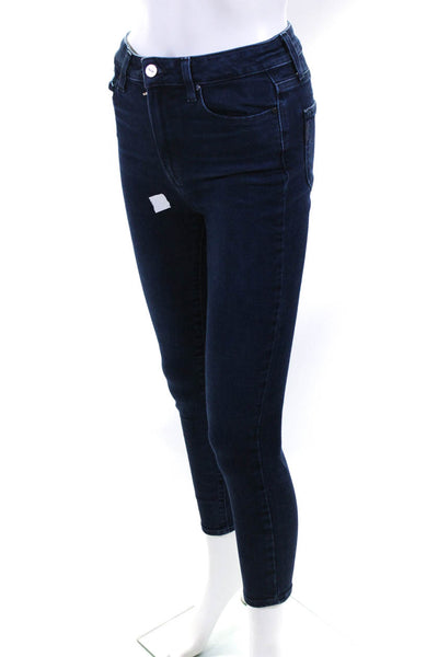 PAIGE Womens Blue Margot Crop Skinny Jeans Size 4 13795725